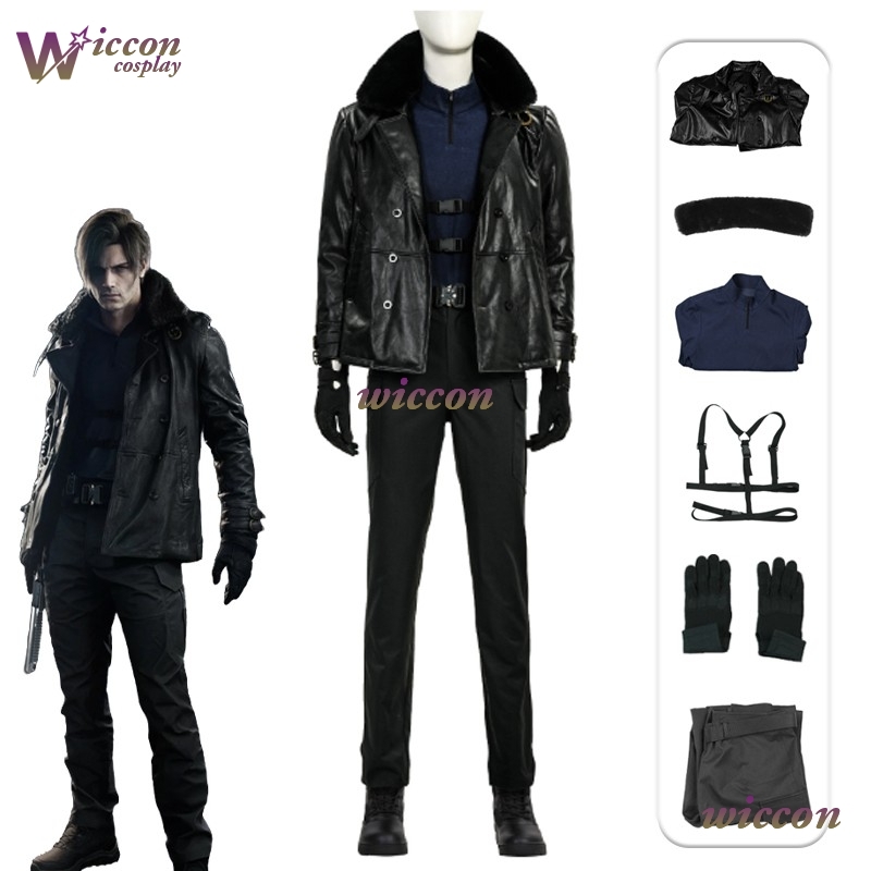 Anime Cosplay Jumpsuit - Kostium Cosplay Requiem Resident Evil Leon·S·Kennedy,