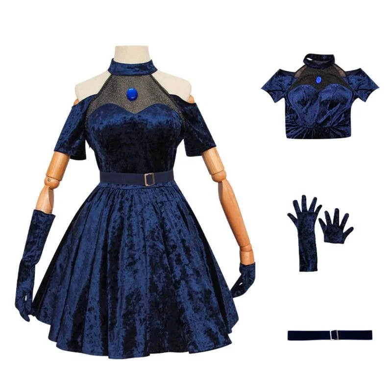 Kostium cosplay Mizi z 2026 ro – Anime Cosplay Blue Hair recenzja i cena
